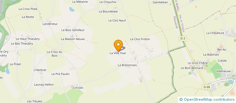 localisation de l'entreprise EURL STEPHANE CHESNE  PLOUASNE