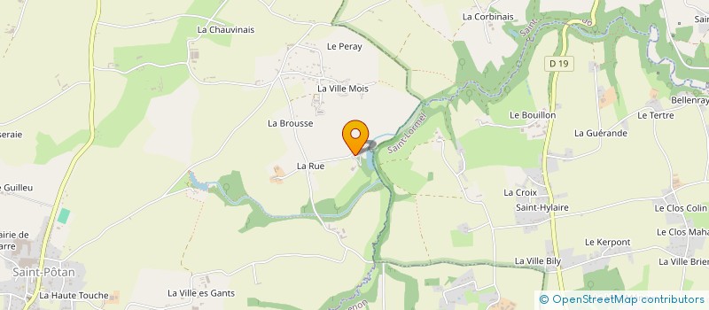 localisation de l'entreprise EURL STEPHANE GUERIN  SAINT-POTAN