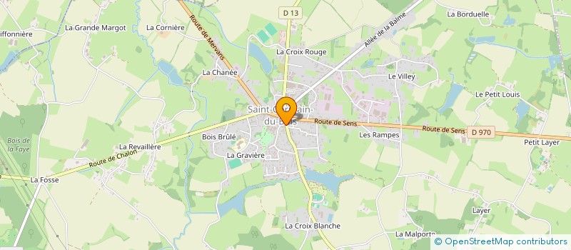 localisation de l'entreprise EURL STEPHANE JENTEY à SAINT-GERMAIN-DU-BOIS