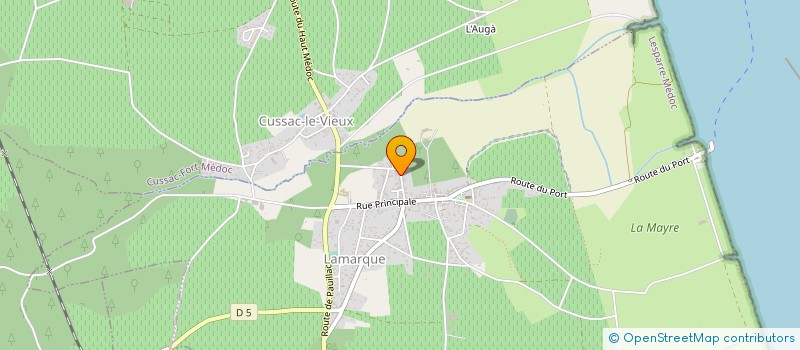 localisation de l'entreprise EURL STEPHANE LINIER  LAMARQUE