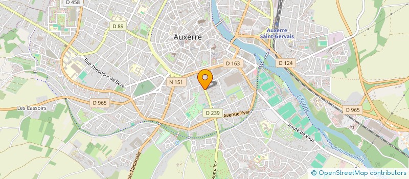 localisation de l'entreprise EURL STEPHANE MERLE à AUXERRE