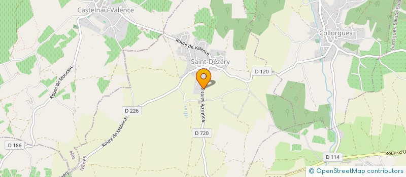 localisation de l'entreprise EURL STEPHANE SAILLARD  SAINT-DEZERY