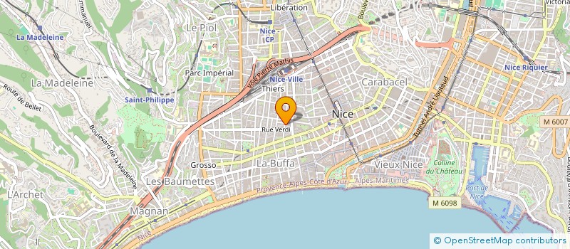 localisation de l'entreprise EURL STEPHEN COIFFURE 2 à NICE