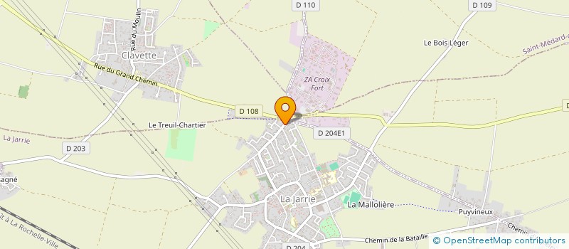 localisation de l'entreprise EURL STEVE BEAU  LA JARRIE