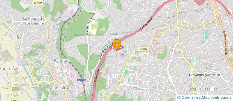 localisation de l'entreprise EURL STEYA  MOUGINS