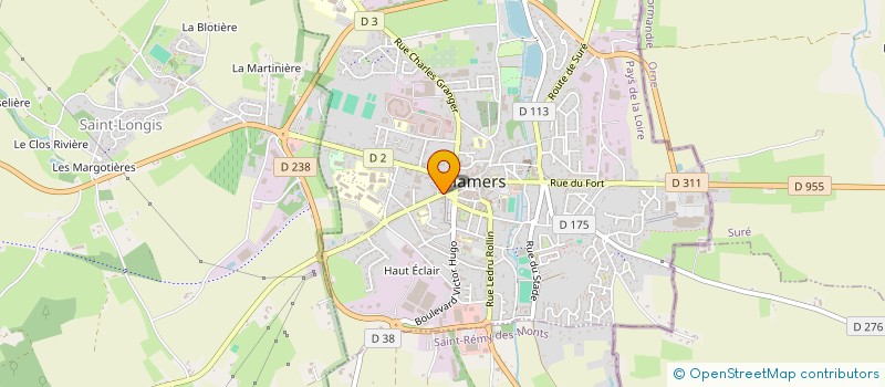 localisation de l'entreprise EURL STOP TACHES à MAMERS