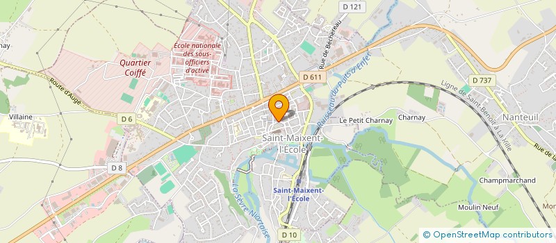 localisation de l'entreprise EURL STUDIO DOMINIQUE à SAINT-MAIXENT-L'ECOLE