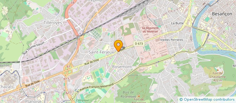 localisation de l'entreprise EURL STUDIO FERREOL à BESANCON