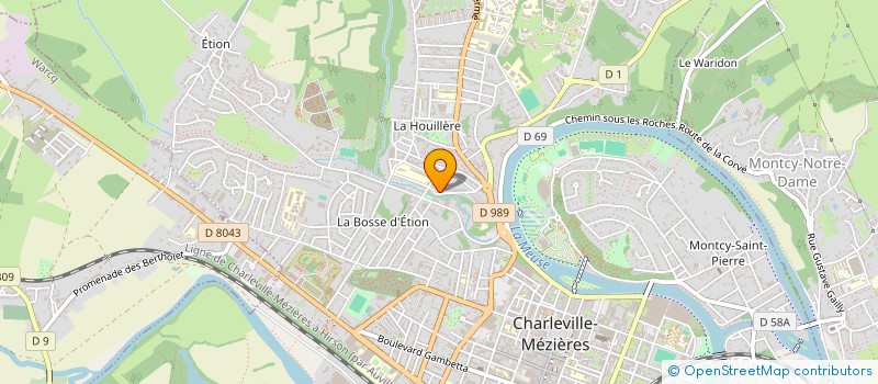 localisation de l'entreprise EURL STUKKENS ELECTRICITE à CHARLEVILLE-MEZIERES