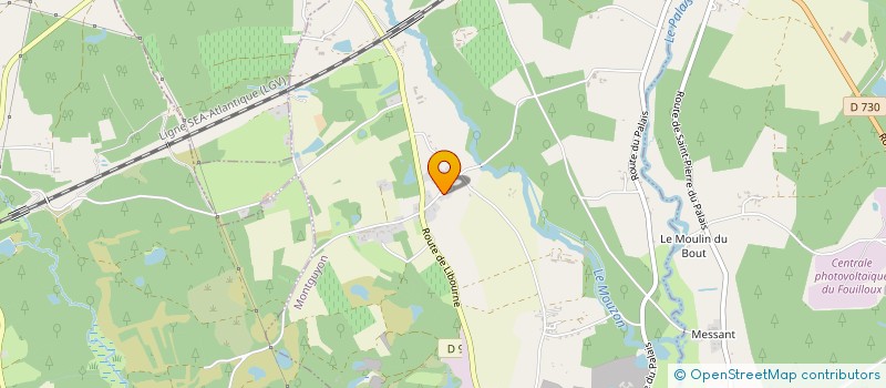 localisation de l'entreprise EURL SUBILLEAU RAPHAEL  MONTGUYON