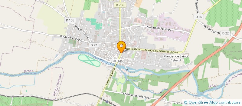 localisation de l'entreprise EURL SUBLIMISSIME à JARNAC