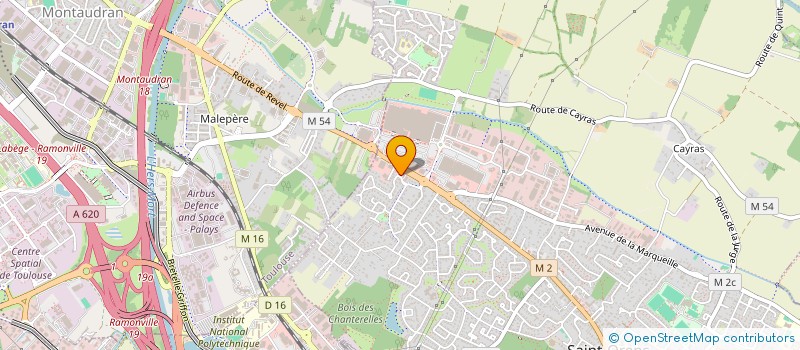 localisation de l'entreprise EURL SUCRET FREDERIC à SAINT-ORENS-DE-GAMEVILLE
