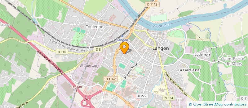 localisation de l'entreprise EURL SUD GIRONDE BATIMENT à MAZERES