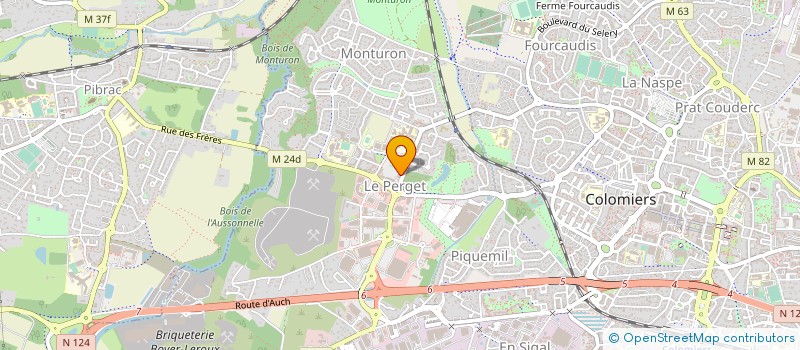 localisation de l'entreprise EURL SUD INVEST à COLOMIERS