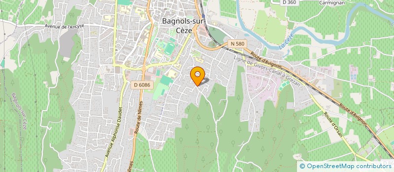 localisation de l'entreprise EURL SUD NETTOYAGE MER MONTAGNE à BAGNOLS-SUR-CEZE