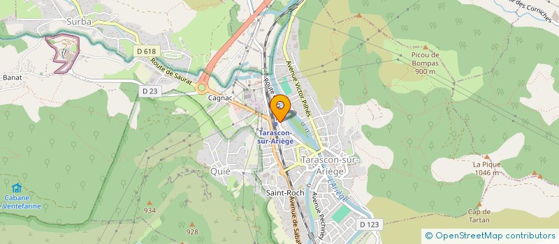 localisation de l'entreprise EURL SULTAN à TARASCON-SUR-ARIEGE