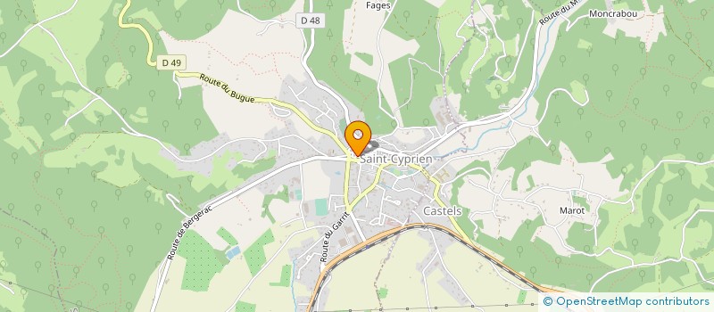 localisation de l'entreprise EURL SUN VALLEY BIOFRUIT FRANCE à SAINT-CYPRIEN