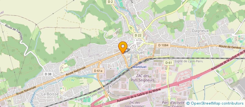 localisation de l'entreprise EURL SV.COIFFURE  DAGNEUX