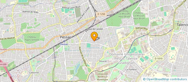 localisation de l'entreprise EURL SVM à PESSAC