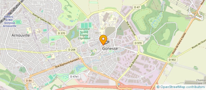 localisation de l'entreprise EURL SWITRANS  GONESSE