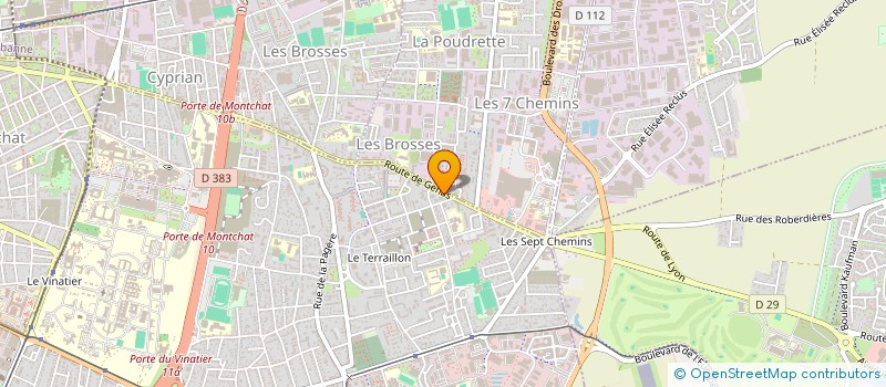 localisation de l'entreprise EURL SYBM SERVICES à BRON