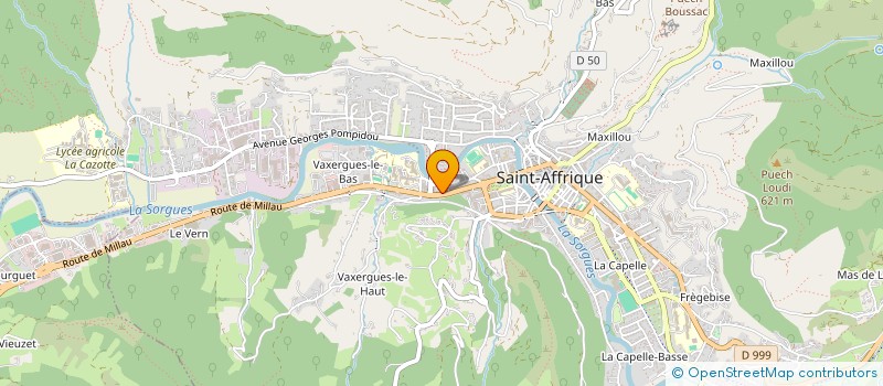 localisation de l'entreprise EURL SYLVIE MAHE ROUSSEL  SAINT-AFFRIQUE