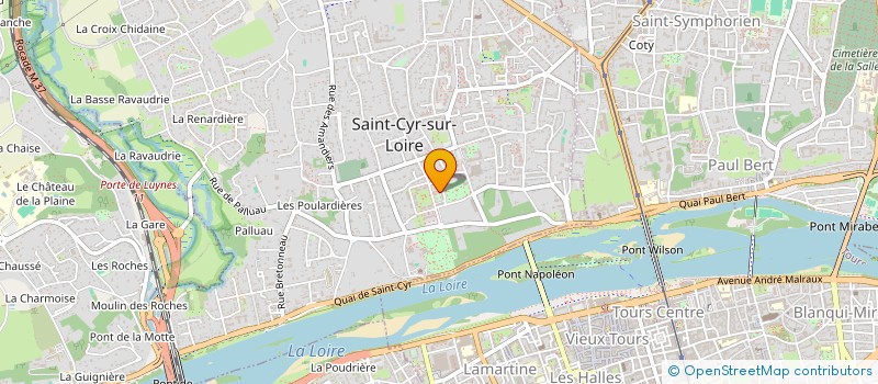 localisation de l'entreprise EURL T.C. SERVICES & TRAVAUX  SAINT-CYR-SUR-LOIRE