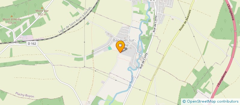 localisation de l'entreprise EURL T H F  BACOUEL-SUR-SELLE