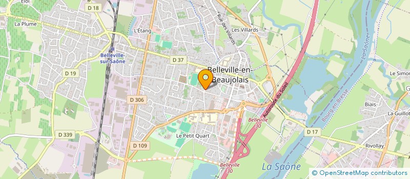 localisation de l'entreprise EURL T M P C à BELLEVILLE-EN-BEAUJOLAIS