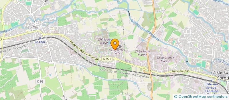 localisation de l'entreprise EURL T.S.I  LE THOR