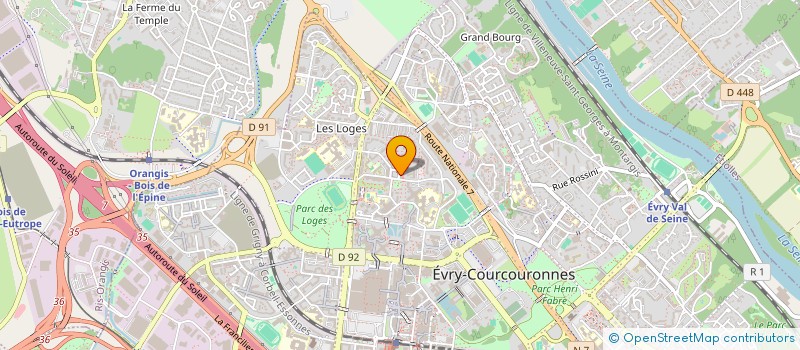 localisation de l'entreprise EURL T2 à EVRY-COURCOURONNES