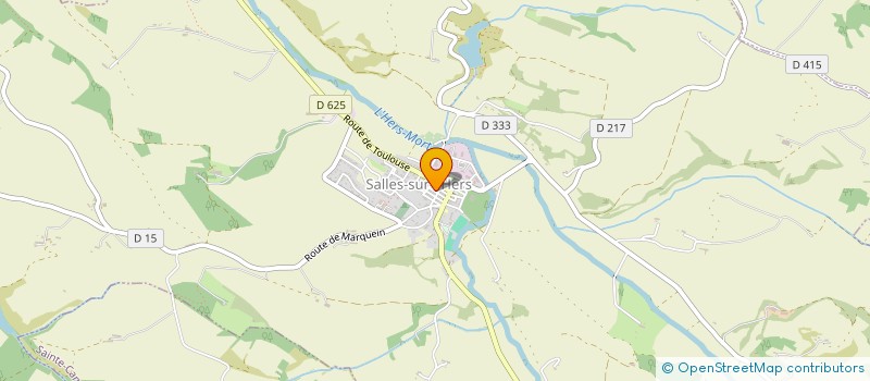 localisation de l'entreprise EURL TAILLEFER à SALLES-SUR-L'HERS