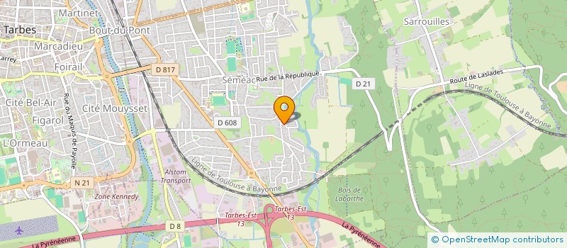 localisation de l'entreprise EURL TAJAN DENIS  SEMEAC