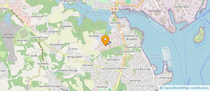 localisation de l'entreprise EURL TANGUY LE GLATIN à LARMOR-PLAGE