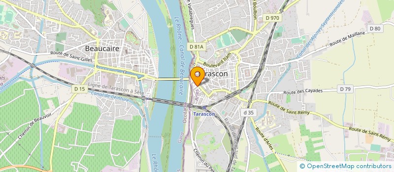 localisation de l'entreprise EURL TARASCON CLIMATISATION SERVICES  TARASCON