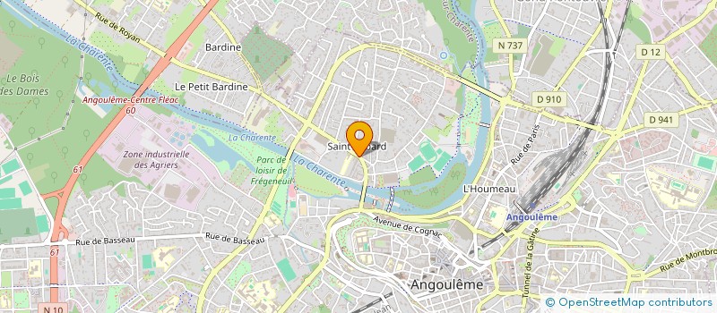 localisation de l'entreprise EURL TARDIF à ANGOULEME