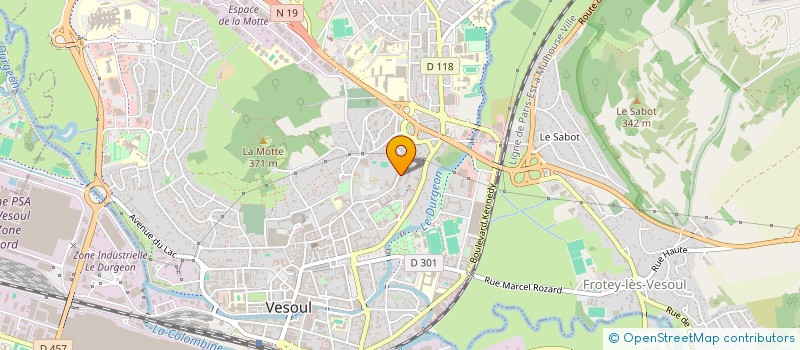 localisation de l'entreprise EURL TAXI BERTRAND  VESOUL