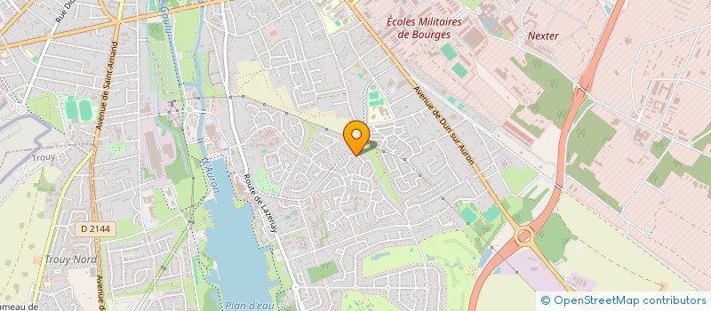 localisation de l'entreprise EURL TAXI FABIEN DEBRET  BOURGES