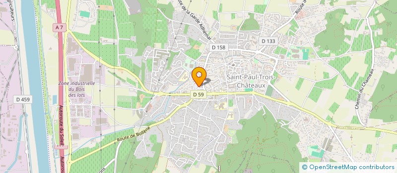 localisation de l'entreprise EURL TAXI GIANNI à SAINT-PAUL-TROIS-CHATEAUX