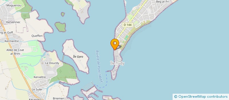 localisation de l'entreprise EURL TAXI HUITRIC  ILE-TUDY