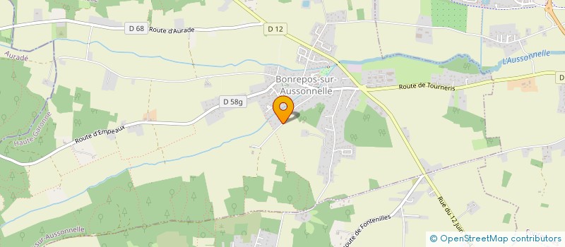 localisation de l'entreprise EURL TAXI LA VIOLETTE à BONREPOS-SUR-AUSSONNELLE