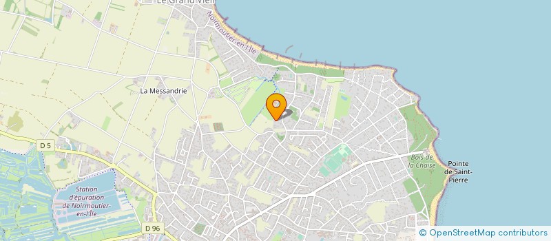 localisation de l'entreprise EURL TAXI MAGALI GOURAUD  NOIRMOUTIER-EN-L'ILE