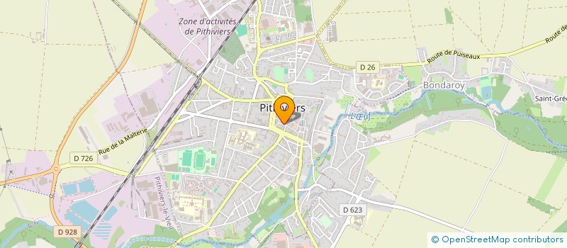 localisation de l'entreprise EURL TAXI MATHIEU  LE MALESHERBOIS