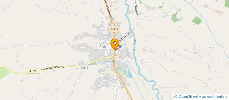 localisation de l'entreprise EURL TAXI TREJAUT à LEZAT-SUR-LEZE