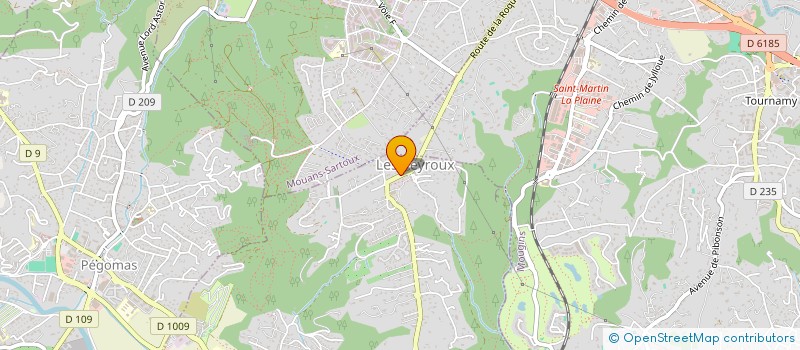 localisation de l'entreprise EURL TAXI VIVES à LA ROQUETTE-SUR-SIAGNE