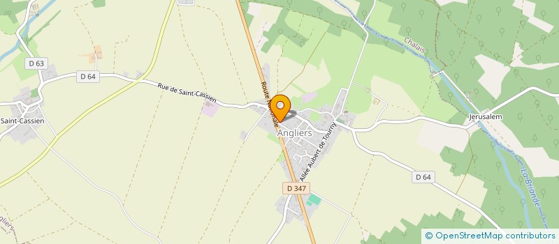 localisation de l'entreprise EURL TAXIS 347  ANGLIERS