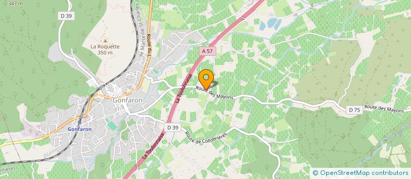 localisation de l'entreprise EURL TAXIS CHRISTIAN DECUERS  GONFARON