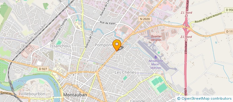 localisation de l'entreprise EURL TB82 à MONTAUBAN