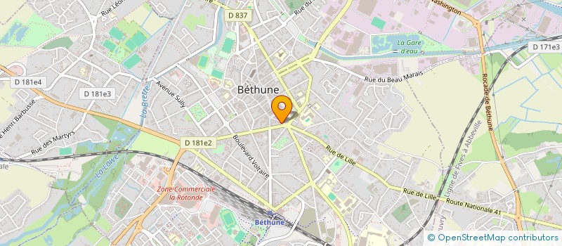 localisation de l'entreprise EURL TBL à BETHUNE