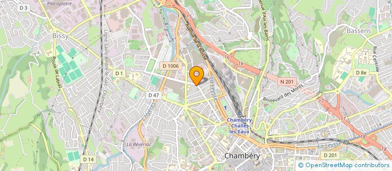 localisation de l'entreprise EURL TCT  CHAMBERY